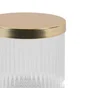 Pot coton SENSEA Gatsby transparent doré