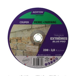 Disque 230x2,5 mater NORTON extreme