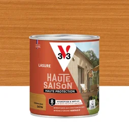 Lasure V33 Haute saison 8 ans chêne doré satiné 0.75 l