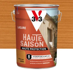 Lasure V33 Haute saison 8 ans chêne doré satiné 5 l