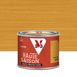 Lasure V33 Haute saison 8 ans chêne clair satiné 0.125 l