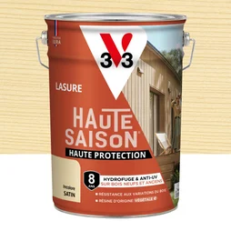 Lasure V33 Haute saison 8 ans incolore satiné 5 l