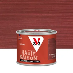 Lasure V33 Haute saison 8 ans rouge basque satiné 0.125 l