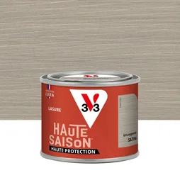 Lasure V33 Haute saison 8 ans gris argent satiné 0.125 l