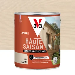 Lasure V33 Haute saison 8 ans lin satiné 2.5 l