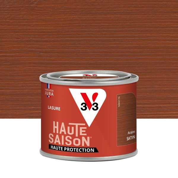Lasure V33 Haute saison 8 ans acajou satiné 0.125 l