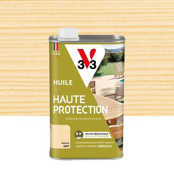 Huile pour bois extérieur V33 Haute protection naturel mat 1 l