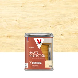 Vernis pour bois extérieur V33 Haute protection incolore satiné 0.25 l