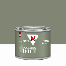Peinture extérieure bois V33 Couleurs d'ici, kaki grisé velours 0.125l