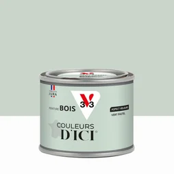 Peinture extérieure bois V33 Couleurs d'ici, vert pastel velours  0.125l