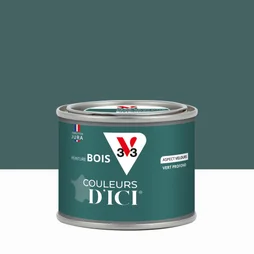 Peinture extérieure bois V33 Couleurs d'ici, vert profond velours  0.125l