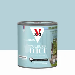 Peinture extérieure bois V33 Couleurs d'ici, bleu grisé velours  0.5l