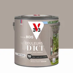 Peinture extérieure bois V33 Couleurs d'ici, beige nature velours  2l