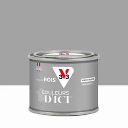 Peinture extérieure bois V33 Couleurs d'ici, gris soyeux velours  0.125l