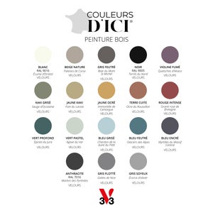 Peinture extérieure bois V33 Couleurs d'ici, gris soyeux velours  2l