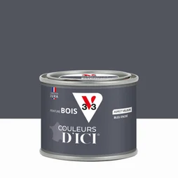Peinture extérieure bois V33 Couleurs d'ici, bleu encré velours  0.125l