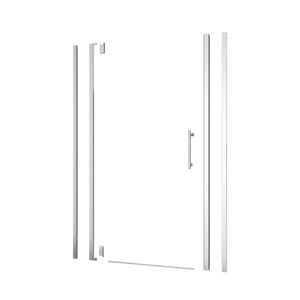 Porte douche pivotante Remix 80cm chromé kit SENSEA