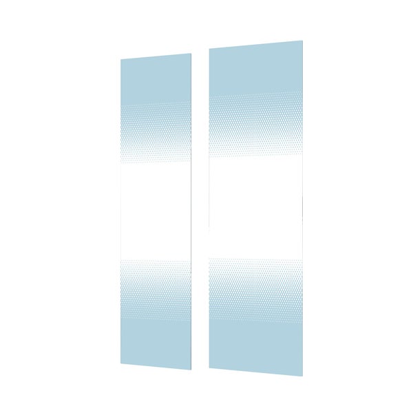 Verre porte coulissante 100 cm vs REMIX