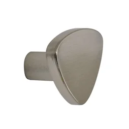 Tête portemanteau smile acier brosse