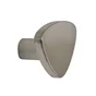 Tête portemanteau smile acier brosse
