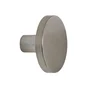 Tête portemanteau ronde acier brosse