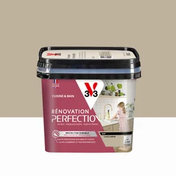 Peinture meuble, V33 Rénovation cuisine et bain, 0.75l, café crème mat