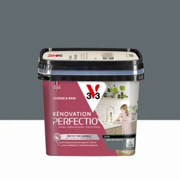 Peinture meuble anthracite satin V33 Rénovation cuisine et bain 0.75l