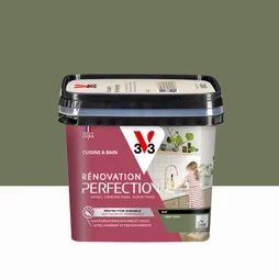 Peinture meuble, V33 Rénovation cuisine et bain, 0.75l, vert kaki mat