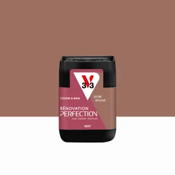 Peinture meuble, V33 Rénovation cuisine et bain, 0.075l, ocre rouge mat