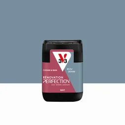 Peinture meuble bleu denim mat V33 Rénovation cuisine et bain 0.075l