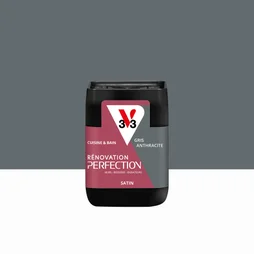Peinture meuble anthracite satin V33 Rénovation cuisine et bain 0.075l