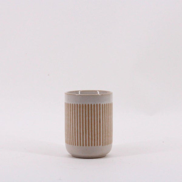 Gobelet de salle de bains Kara beige NORASIA