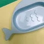 Porte savon Baleine bleu