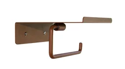 Dérouleur de papier toilette mural Basic à visser terracotta