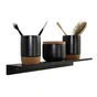 Etagère à visser Basic 45cm noir