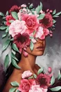 Toile imprimée Buste de Fleurs, CEANOTHE 65 x 97 cm