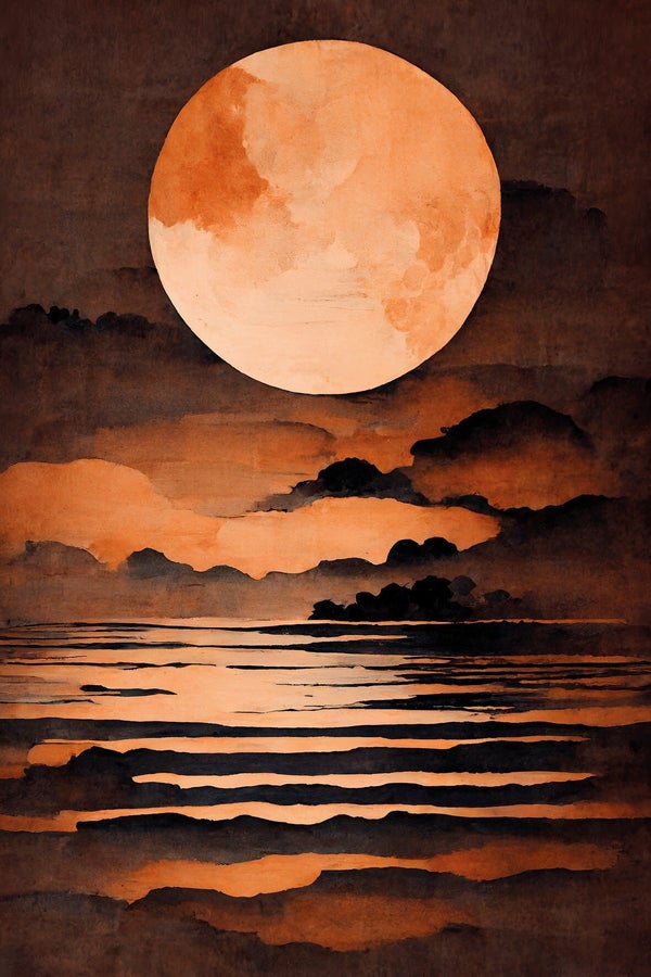 Toile imprimée La Pleine Lune, CEANOTHE 45 x 65 cm