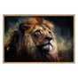 Image encadrée Lion, CEANOTHE 65 x 97 cm