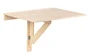 Table murale pliante en pin ASTIGARRAGA KIT LINE, L.59 x l.79.5 cm x Ep.20 mm