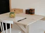 Table murale pliante en pin ASTIGARRAGA KIT LINE, L.59 x l.79.5 cm x Ep.20 mm