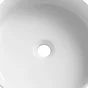 Vasque à poser céramique rond Studio Diam.37 cm blanc brillant