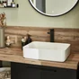 Lavabo à poser porcelaine l.50 x P.36 cm