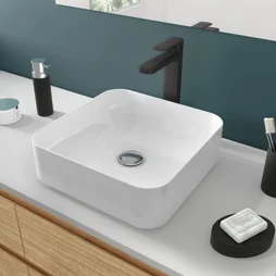 Lavabo à poser porcelaine l.36 x P.36 cm