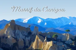 Toile imprimée Canigou, CEANOTHE l.97 x H.65 cm