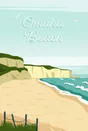 Toile imprimée Omaha Beach, CEANOTHE l.97 x H.65 cm