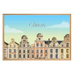 Image encadrée Arras, CEANOTHE l.65 x H.97 cm