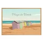 Image encadrée Plage de Berck, CEANOTHE l.65 x H.97 cm