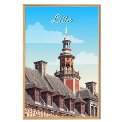Image encadrée Lille, CEANOTHE l.65 x H.97 cm