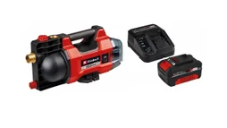 Pompe d'arrosage de surface manuelle EINHELL, Aquinna 18/28 + starter kit pxc 4,0 ah