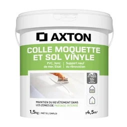 Colle pour moquette sol vinyle AXTON beige 1.5 Kg